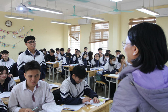 Hơn 67% học sinh lớp 12 Hà Nội xếp loại học lực giỏi trong học kỳ 1