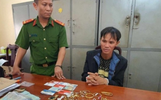 Nghi can trộm hàng chục cây vàng tại Đắk Lắk bị bắt ở Đồng Nai