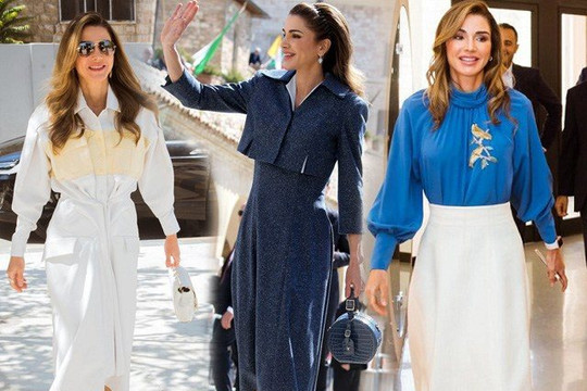 Hoàng hậu Jordan - Biểu tượng thời trang với style sang trọng, thanh lịch