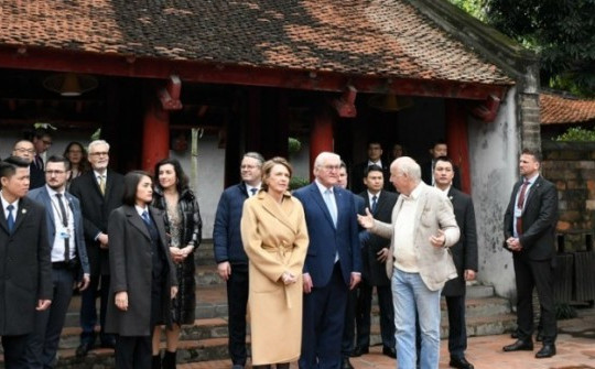 Tổng thống Đức Frank - Walter Steinmeier và Phu nhân thăm Văn Miếu - Quốc Tử Giám