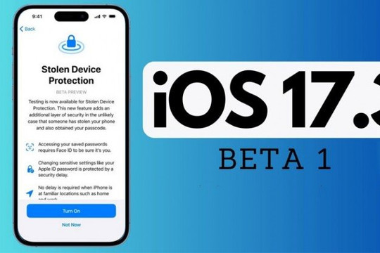 iOS 17.3 mới cập nhật tính năng chống trộm trên iPhone khi bị đánh cắp