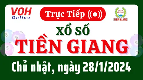 XSTG 28/1 - Kết quả xổ số Tiền Giang hôm nay chủ nhật ngày 28/1/2024