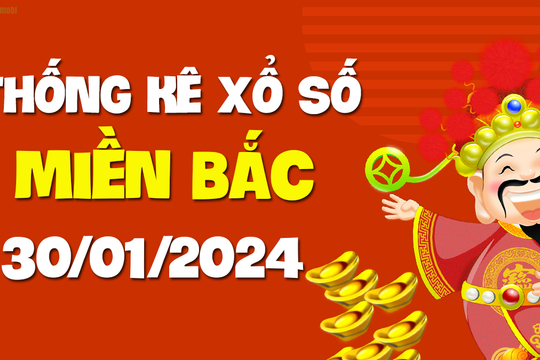 XSMB 30/1 - SXMB 30/1 - KQXSMB 30/1 - Xổ số miền Bắc ngày 30 tháng 1 năm 2024