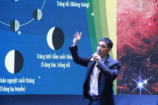 Lan tỏa tình yêu Vật lý thiên văn cho học sinh Hà Nội