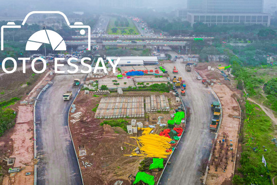 Con đường 3km ngay trung tâm Hà Nội kéo qua hàng loạt dự án lớn, nối dự án quy hoạch của Vingroup và siêu đô thị của Nam Cường sẽ được thông xe trong 2 tháng tới