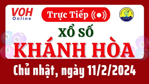 XSKH 11/2 - Kết quả xổ số Khánh Hòa hôm nay chủ nhật ngày 11/2/2024