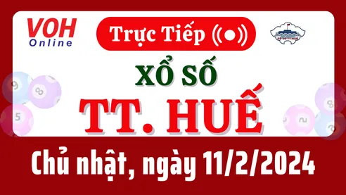 XSTTH 11/2 - Kết quả xổ số Thừa Thiên Huế hôm nay chủ nhật ngày 11/2/2024