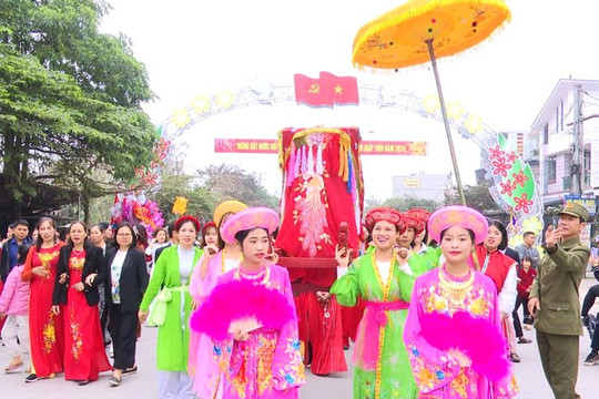 Lễ hội rước Chúa gái được công nhận Di sản văn hóa phi vật thể Quốc gia