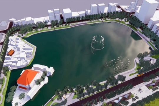 Khu vực hồ Thiền Quang dự kiến có 5 quảng trường