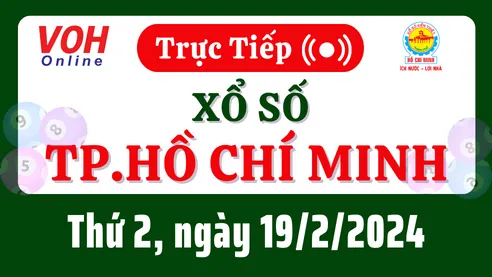 XSHCM 19/2 - Kết quả xổ số TP.HCM hôm nay thứ 2 ngày 19/2/2024