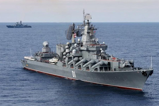 Chiến hạm Mỹ, Nga, Iran bất ngờ tham gia tập trận chung