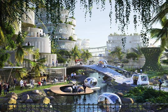 Những thành phố siêu thực như bước ra từ phim viễn tưởng sẽ được xây dựng trên toàn cầu