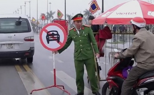 4.000 cảnh sát bảo vệ phát ấn đền Trần