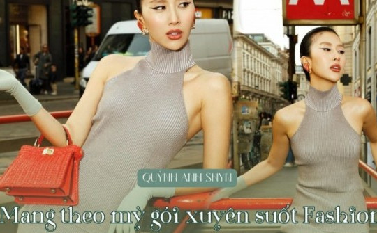 Được Fendi biệt đãi khủng, Quỳnh Anh Shyn vẫn mang mỳ gói suốt Milan Fashion Week