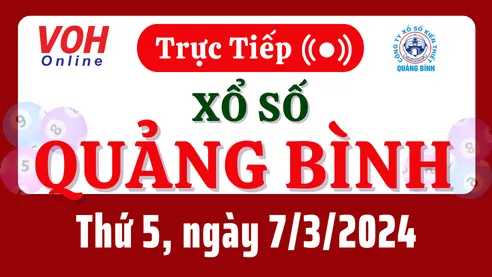 XSQB 7/3 - Kết quả xổ số Quảng Bình hôm nay thứ 5 ngày 7/3/2024
