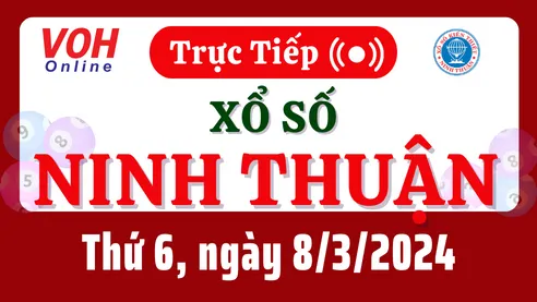 XSNT 8/3 - Kết quả xổ số Ninh Thuận hôm nay thứ 6 ngày 8/3/2024