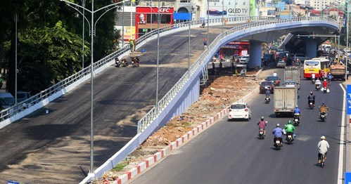 Dự kiến thông xe kỹ thuật dự án cầu vượt nút giao An Dương - đường Thanh Niên trước 30/6