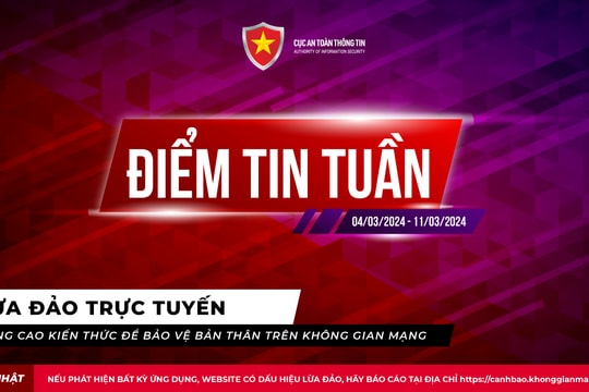 Cảnh báo 5 hình thức lừa đảo trực tuyến trong tuần qua