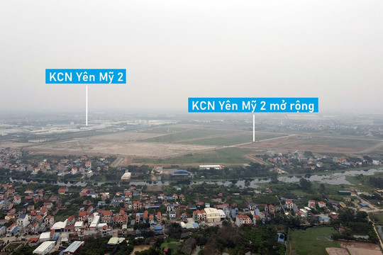 Cận cảnh khu công nghiệp hơn 2.700 tỷ đồng của nhóm Hòa Phát đang xây dựng ở Hưng Yên