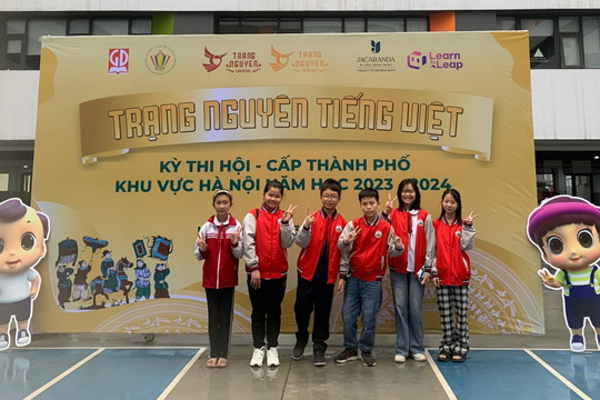 Gần 2.500 học sinh Hà Nội tranh tài Trạng nguyên Tiếng Việt