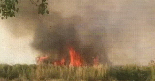 Cháy bãi cỏ ở TP HCM, bụi than lan xa 10 km