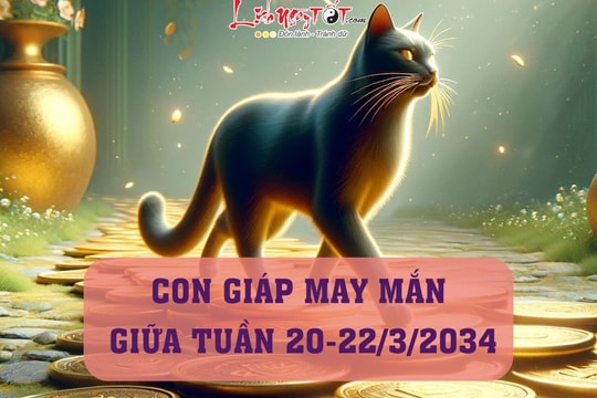 Hứng lộc Thần Tài 4 con giáp này may mắn, hưng thịnh nhất vùng vào giữa tuần (20-22/3)