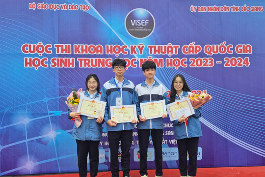 2 dự án của học sinh Lào Cai đạt giải thi nghiên cứu KHKT cấp quốc gia