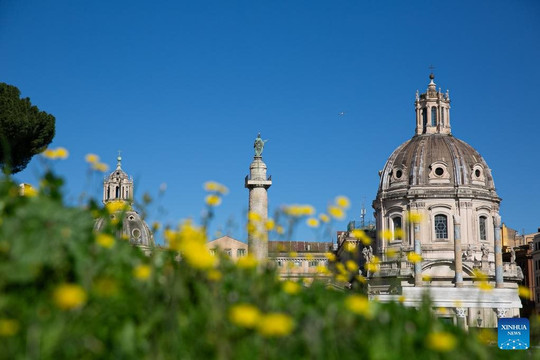 Cảnh sắc mùa xuân ở các địa danh nổi tiếng tại Rome