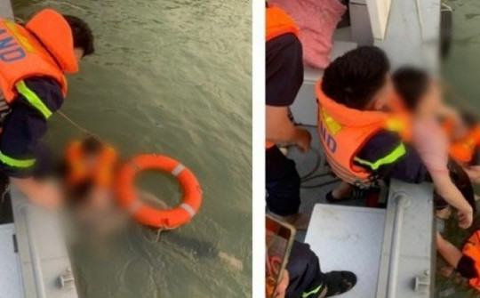 Video cảnh sát cứu sống thanh niên 20 tuổi nhảy cầu Long Biên
