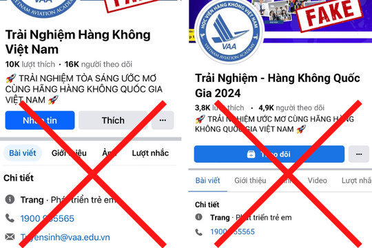 Học viện Hàng không Việt Nam cảnh báo tình trạng bị mạo danh bán khóa học hè