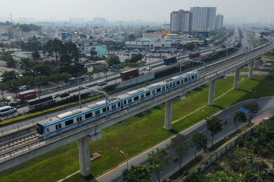 Người dân TP HCM có thể sử dụng metro Bến Thành – Suối Tiên từ tháng 10/2024