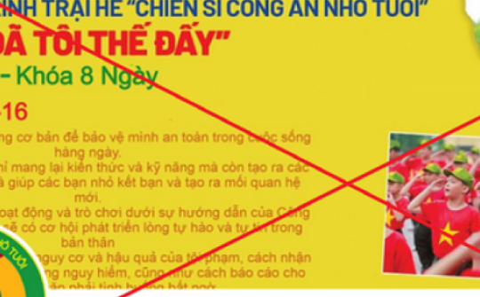 Mất tiền vì cho con dự các trại hè fake