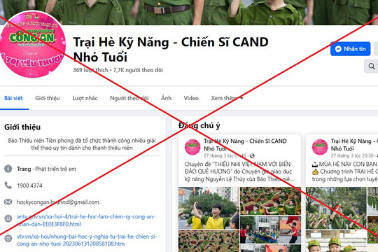 Đăng ký 'trại hè quân đội' cho con qua Facebook, phụ huynh bị lừa 81 triệu đồng
