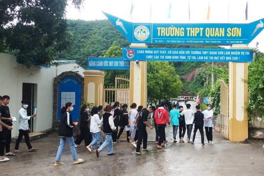 Giáo viên vùng khó ở Thanh Hóa đánh giá đề minh họa thi tốt nghiệp THPT