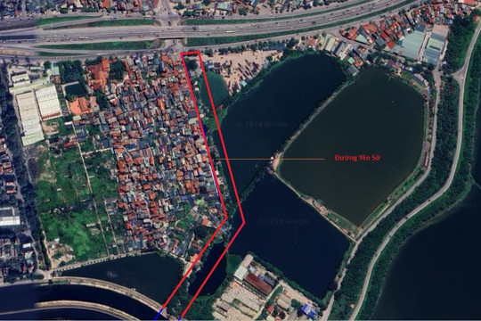 Thu hồi gần 13.000 m2 đất ở phường Yên Sở để làm đường nối Vành đai 3 với cao tốc Pháp Vân - Cầu Giẽ