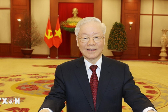 Tổng Bí thư Nguyễn Phú Trọng gửi Thư chúc mừng Năm mới hai nước Lào và Campuchia