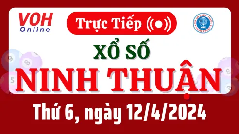 XSNT 12/4 - Kết quả xổ số Ninh Thuận hôm nay thứ 6 ngày 12/4/2024