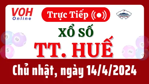 XSTTH 14/4 - Kết quả xổ số Thừa Thiên Huế hôm nay chủ nhật ngày 14/4/2024