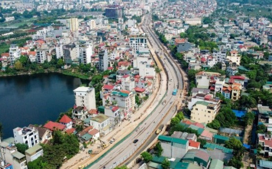 VIDEO: Toàn cảnh tuyến đường kết nối quận Ba Đình với sân bay Nội Bài trước ngày về đích
