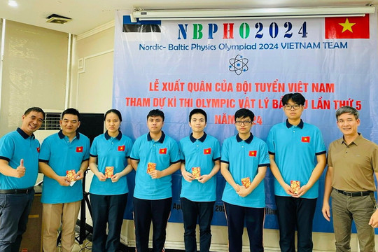 Cả 5 học sinh Việt Nam đạt giải tại Olympic Vật lý Bắc Âu-Baltic năm 2024