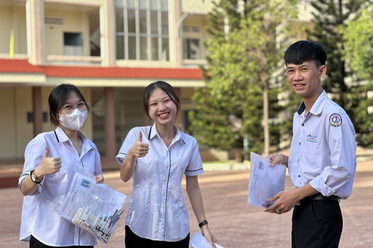 Đắk Lắk công bố điểm tiếp nhận thí sinh tự do kỳ thi tốt nghiệp THPT 2024