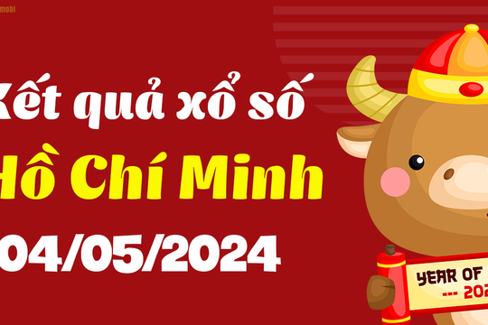 XSHCM 4/5 - Xổ số Hồ Chí Minh ngày 4 tháng 5 năm 2024 - SXHCM 4/5