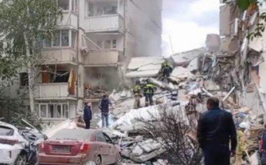 Nga: Toà chung cư ở Belgorod đổ sập, nhiều người thương vong