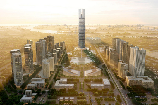 Lộ diện phương án kiến trúc Tháp Tài chính 108 tầng ở Hà Nội, đơn vị thắng cuộc thuộc về một công ty tại Mỹ