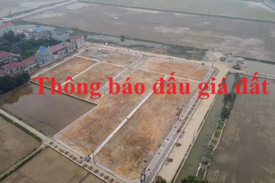 Huyện Phú Xuyên đấu giá 31 lô đất với giá khởi điểm từ 10 triệu đồng