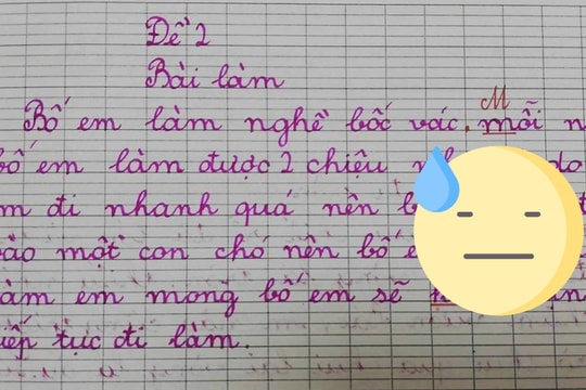 Bài văn miêu tả nghề của bố gây bão mạng, nguyên nhân khiến cả gia đình lâm vào cảnh "bi đát" hóa ra là tại một... chú chó