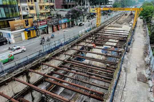 Robot đào hầm tuyến đường sắt Nhổn - Ga Hà Nội sẽ vận hành trong năm 2024