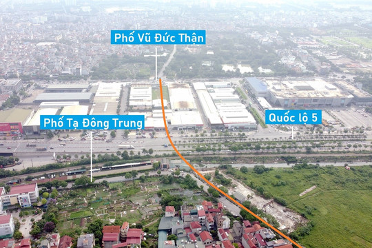Toàn cảnh vị trí sẽ làm đường nối cầu Trần Hưng Đạo với đường Nguyễn Văn Linh