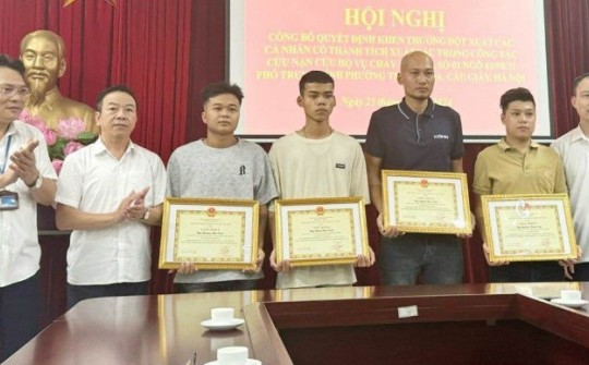 Thủ tướng gửi thư khen 4 “người hùng” cứu người trong vụ cháy nhà trọ ở Hà Nội