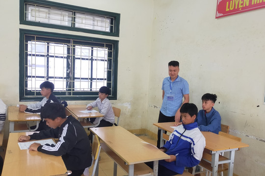 Lai Châu gần 200 thí sinh vắng mặt tại kỳ thi tuyển sinh vào lớp 10